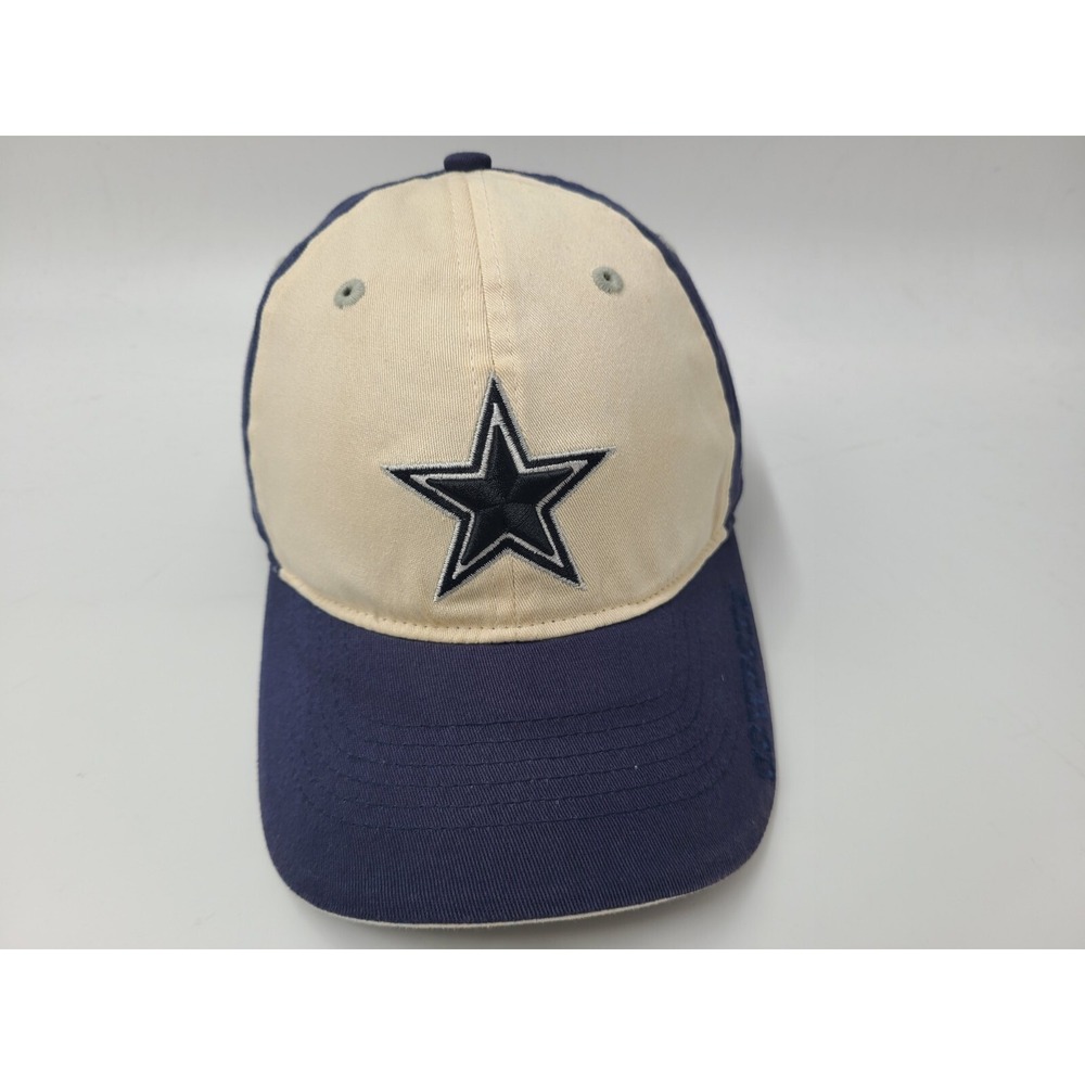 Dallas Cowboys Reebok Flex Fitted OSFA Hat Cap Men Women NFL Football White Blue